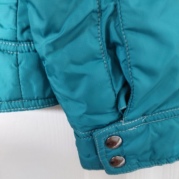 KUHL Born In The Mountains Women's Sz Small Aqua Long Jacket Pertrex/Permaloft - Picture 4 of 16